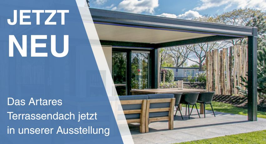 Jetzt neu: Das Artares Lamellendach bei motiv