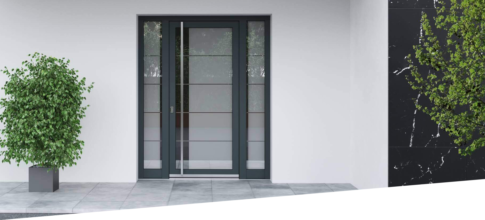Aluminium Haustüren von Inotherm für Ein- und Mehrfamilienhäuser