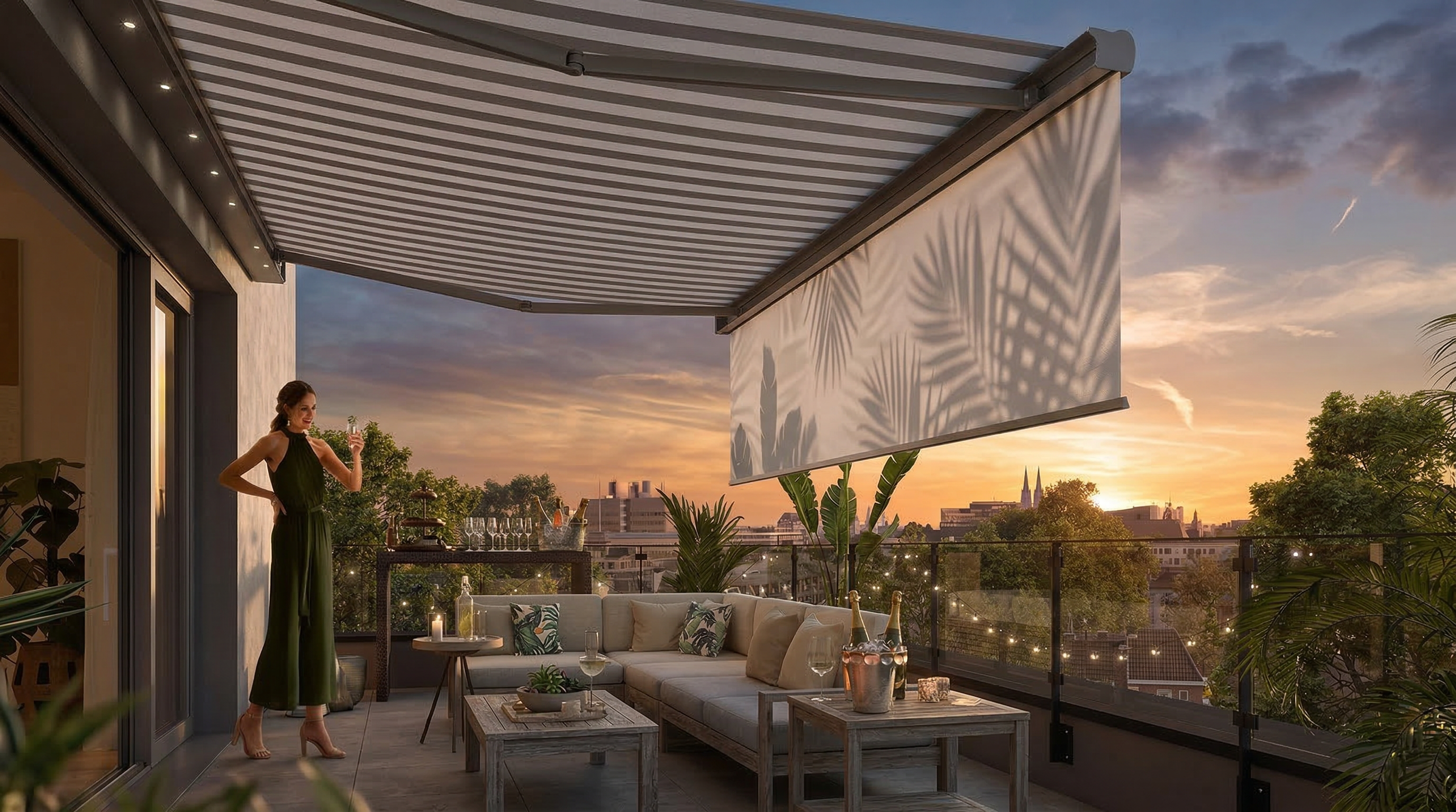 Sonnenschutz Slide background