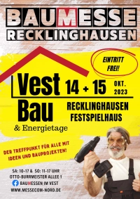 Messeplakat Vestbau & Energietage Recklinghausen