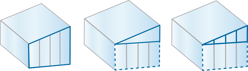 Mögliche Varianten der Terrassendach Verlasung